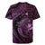 Aloha Hawaii Hammerhead Shark Rugby Jersey Purple Kakau and Polynesian Tattoo LT03
