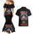 American Samoa Fautasi Couples Matching Mermaid Dress and Hawaiian Shirt Pago Pago Aeto and Iseula o le Moana of Fagatogo Black Color - Polynesian Pride