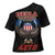 American Samoa Fautasi Cross Shoulder Shirt Pago Pago Aeto and Iseula o le Moana of Fagatogo Black Color - Polynesian Pride