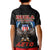 American Samoa Fautasi Kid Polo Shirt Pago Pago Aeto and Iseula o le Moana of Fagatogo Black Color - Polynesian Pride