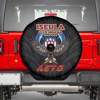 American Samoa Fautasi Spare Tire Cover Pago Pago Aeto and Iseula o le Moana of Fagatogo Black Color - Polynesian Pride