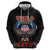 American Samoa Fautasi Zip Hoodie Pago Pago Aeto and Iseula o le Moana of Fagatogo Black Color - Polynesian Pride