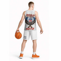 American Samoa Fautasi Basketball Jersey Pago Pago Aeto and Iseula o le Moana of Fagatogo White Color - Polynesian Pride