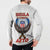American Samoa Fautasi Button Sweatshirt Pago Pago Aeto and Iseula o le Moana of Fagatogo White Color - Polynesian Pride