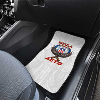 American Samoa Fautasi Car Mats Pago Pago Aeto and Iseula o le Moana of Fagatogo White Color - Polynesian Pride