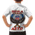 American Samoa Fautasi Kid Hawaiian Shirt Pago Pago Aeto and Iseula o le Moana of Fagatogo White Color - Polynesian Pride