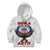 American Samoa Fautasi Kid Hoodie Pago Pago Aeto and Iseula o le Moana of Fagatogo White Color - Polynesian Pride