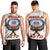 American Samoa Fautasi Men Tank Top Pago Pago Aeto and Iseula o le Moana of Fagatogo White Color - Polynesian Pride