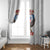 American Samoa Fautasi Window Curtain Pago Pago Aeto and Iseula o le Moana of Fagatogo White Color - Polynesian Pride