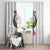 American Samoa Fautasi Window Curtain Pago Pago Aeto and Iseula o le Moana of Fagatogo White Color - Polynesian Pride