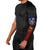 American Samoa Fautasi Arm Sleeves Pago Pago Aeto and Iseula o le Moana of Fagatogo Red-Blue - Polynesian Pride