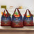 American Samoa Fautasi Grocery Bag Pago Pago Aeto and Iseula o le Moana of Fagatogo Red-Blue - Polynesian Pride