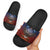 American Samoa Fautasi Slide Sandals Pago Pago Aeto and Iseula o le Moana of Fagatogo Red-Blue - Polynesian Pride