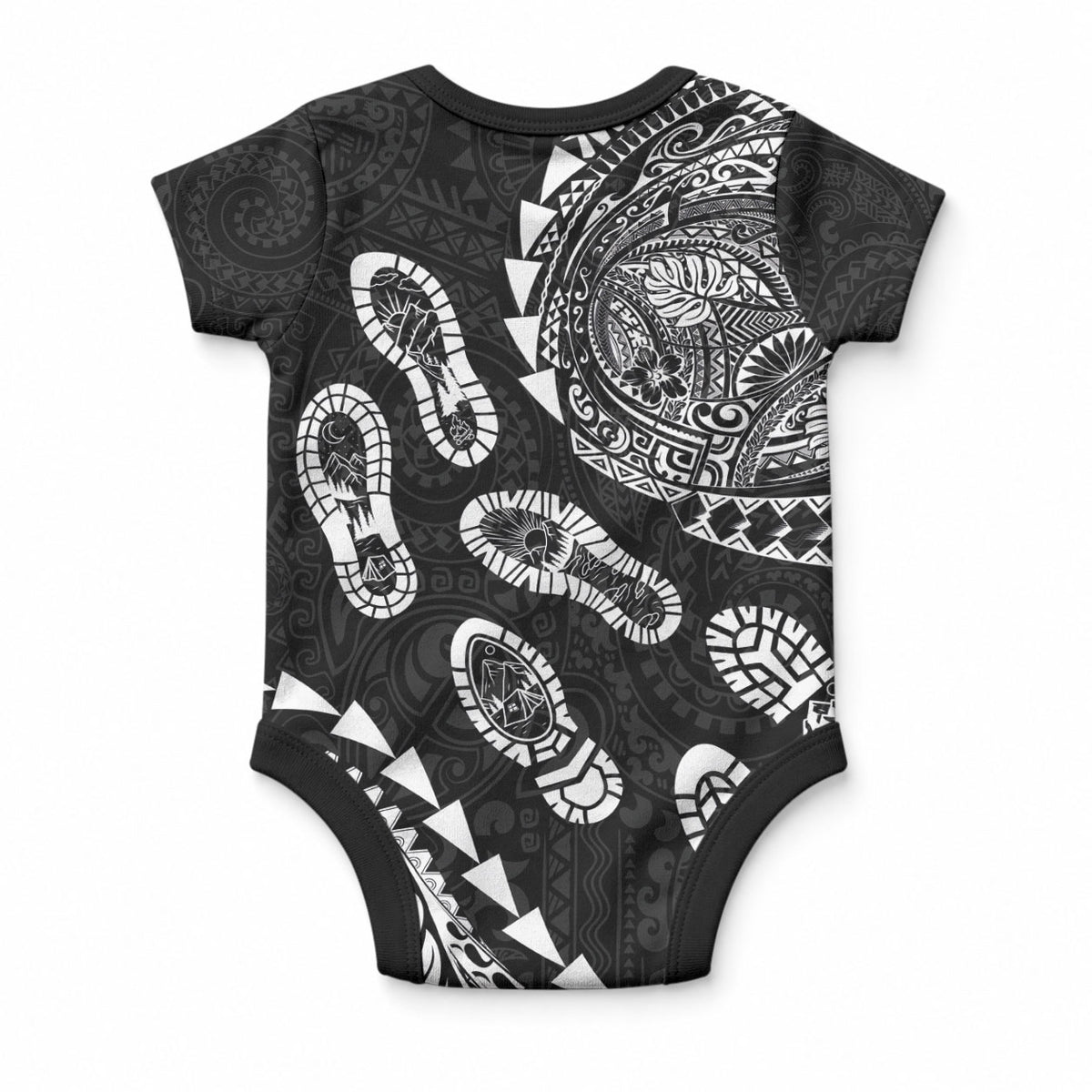 Hawaii Running Baby Onesie Polynesian Tribal Tattoo