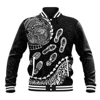 Hawaii Running Baseball Jacket Polynesian Tribal Tattoo