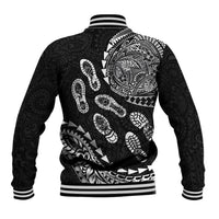 Hawaii Running Baseball Jacket Polynesian Tribal Tattoo