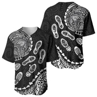Hawaii Running Baseball Jersey Polynesian Tribal Tattoo