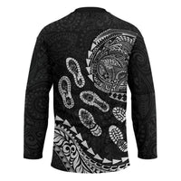 Hawaii Running Hockey Jersey Polynesian Tribal Tattoo