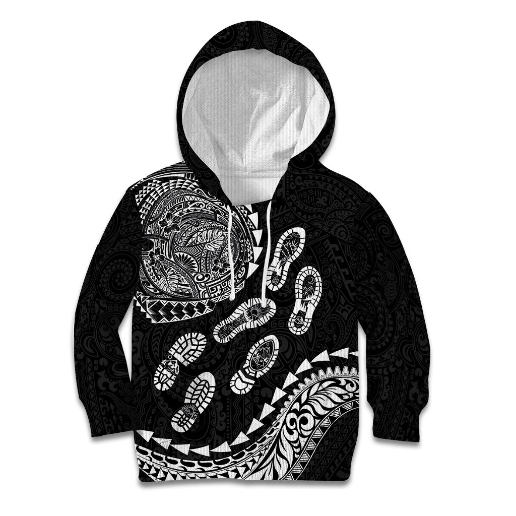 Hawaii Running Kid Hoodie Polynesian Tribal Tattoo