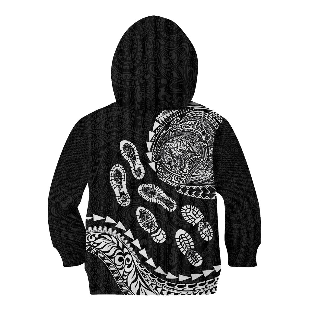 Hawaii Running Kid Hoodie Polynesian Tribal Tattoo