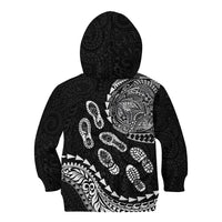 Hawaii Running Kid Hoodie Polynesian Tribal Tattoo
