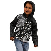 Hawaii Running Kid Hoodie Polynesian Tribal Tattoo