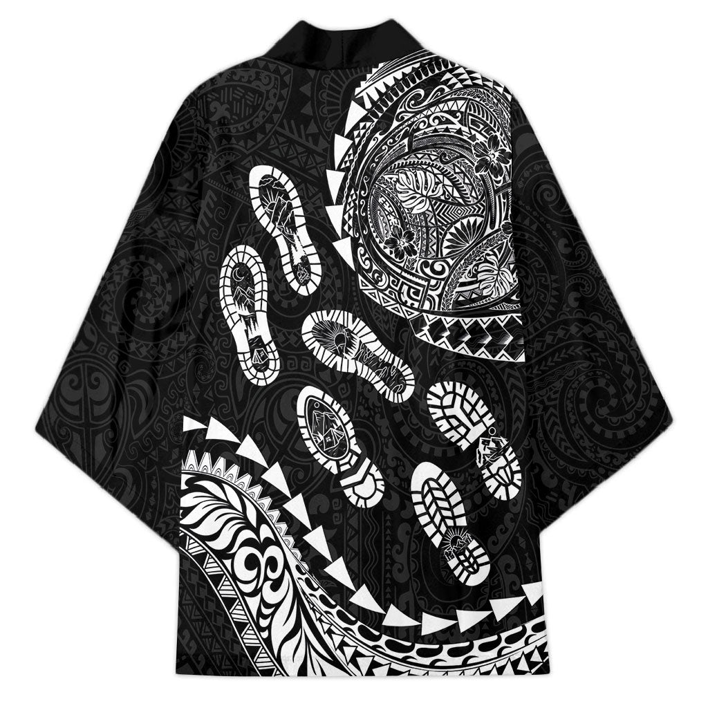 Hawaii Running Kimono Polynesian Tribal Tattoo