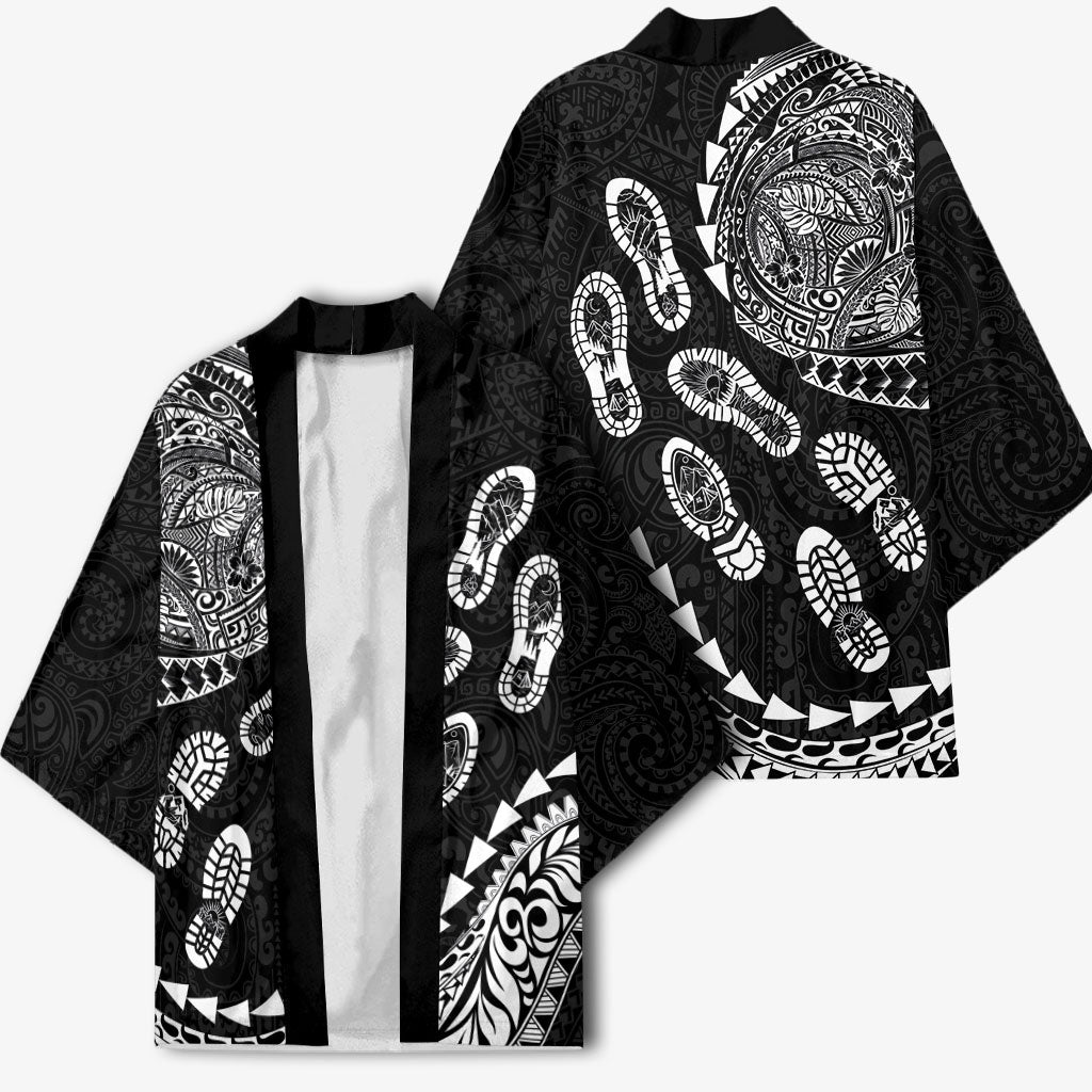 Hawaii Running Kimono Polynesian Tribal Tattoo