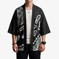 Hawaii Running Kimono Polynesian Tribal Tattoo
