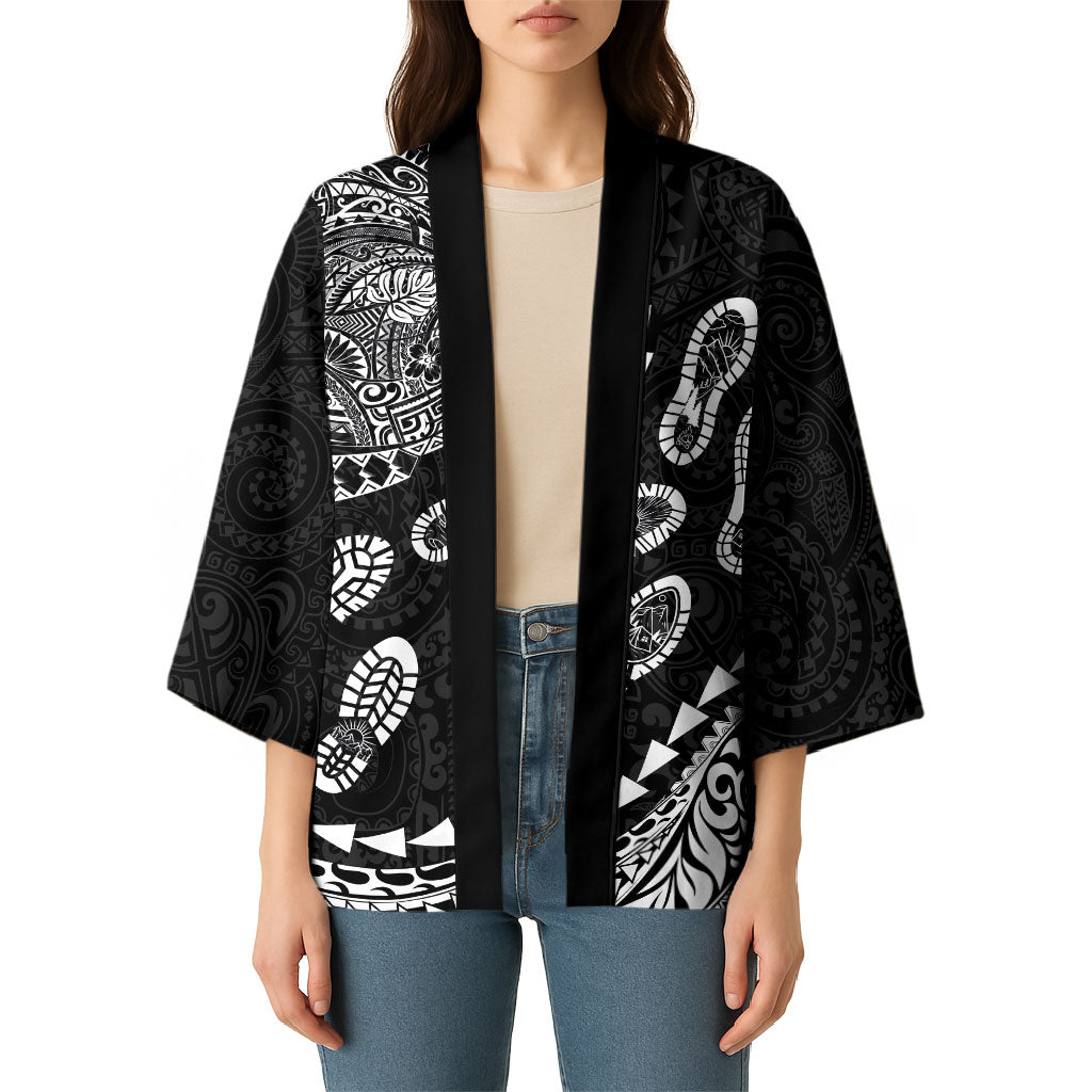 Hawaii Running Kimono Polynesian Tribal Tattoo