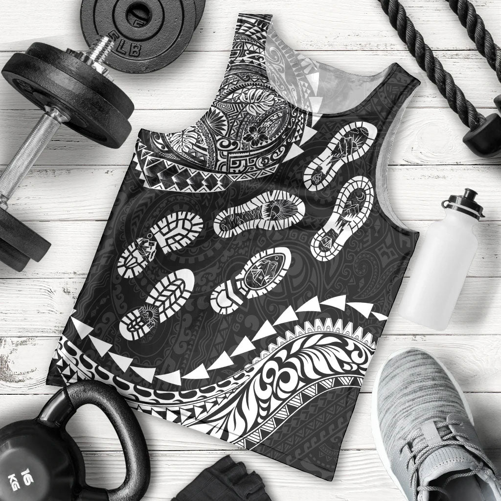 Hawaii Running Men Tank Top Polynesian Tribal Tattoo