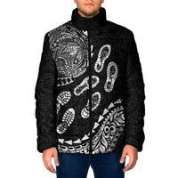 Hawaii Running Padded Jacket Polynesian Tribal Tattoo