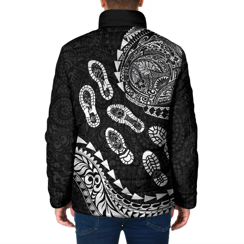 Hawaii Running Padded Jacket Polynesian Tribal Tattoo