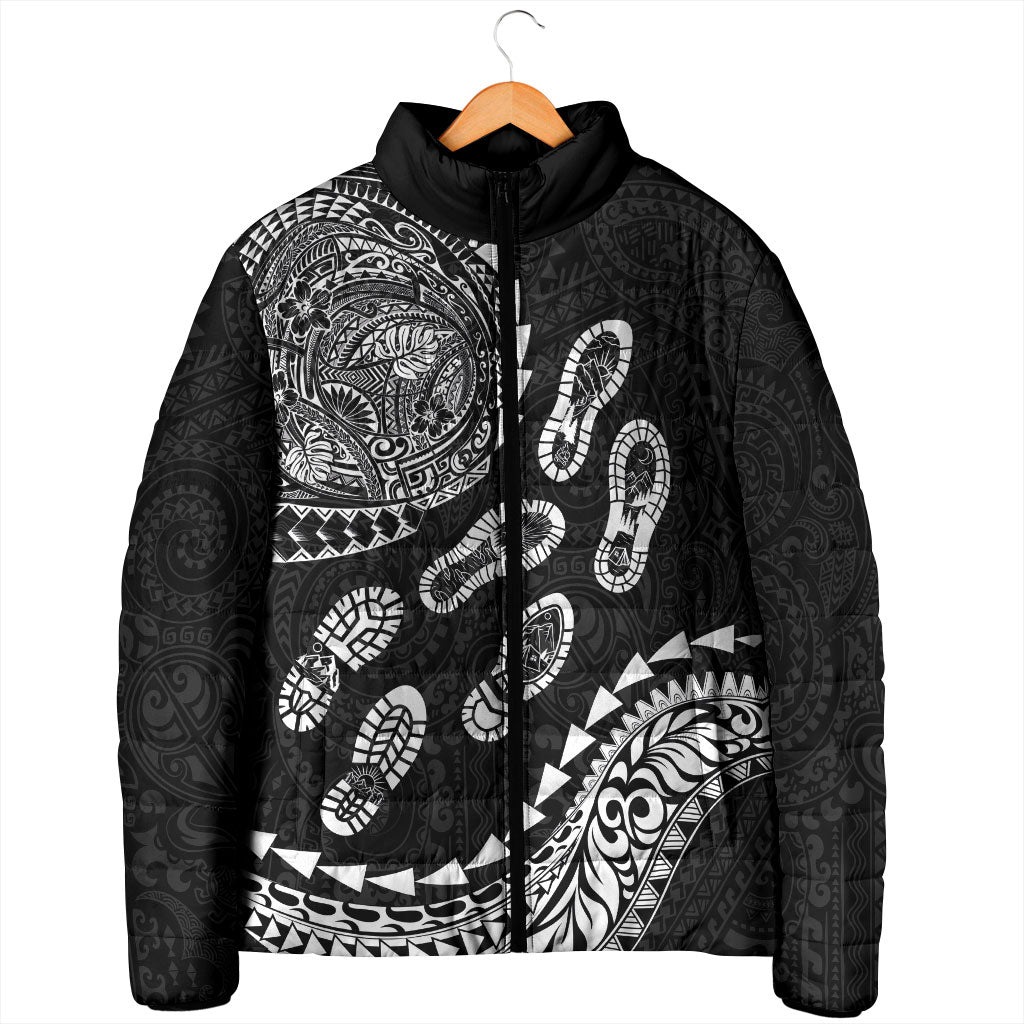 Hawaii Running Padded Jacket Polynesian Tribal Tattoo