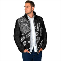 Hawaii Running Padded Jacket Polynesian Tribal Tattoo