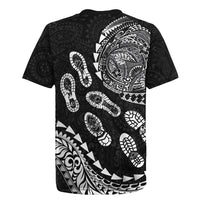 Hawaii Running Rugby Jersey Polynesian Tribal Tattoo