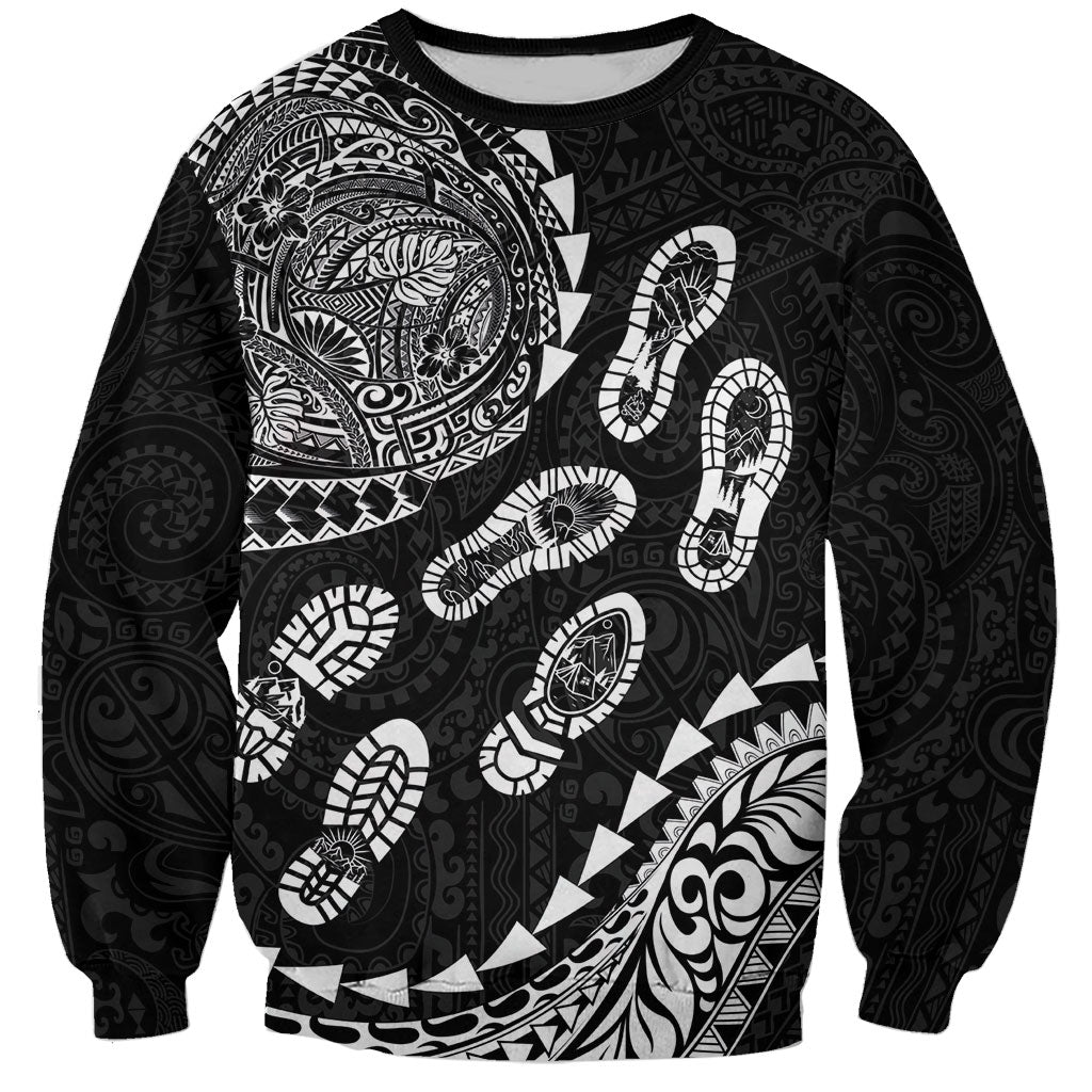 Hawaii Running Sweatshirt Polynesian Tribal Tattoo