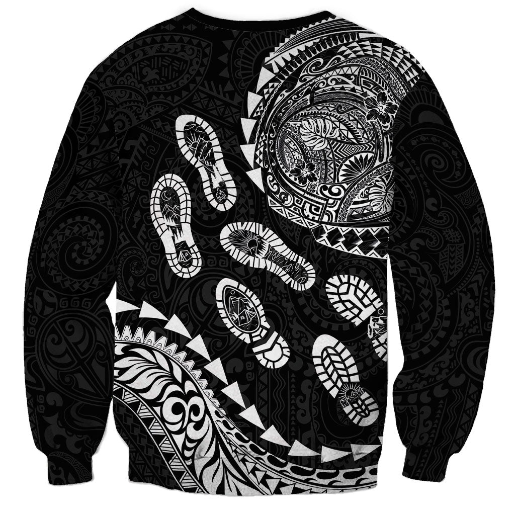 Hawaii Running Sweatshirt Polynesian Tribal Tattoo