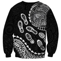 Hawaii Running Sweatshirt Polynesian Tribal Tattoo