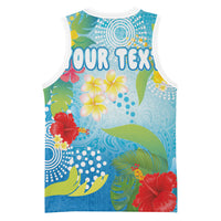 Personalized Hawaii Marathon Basketball Jersey Polynesian Motif Tropical Style