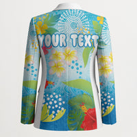 Personalized Hawaii Marathon Blazer Polynesian Motif Tropical Style