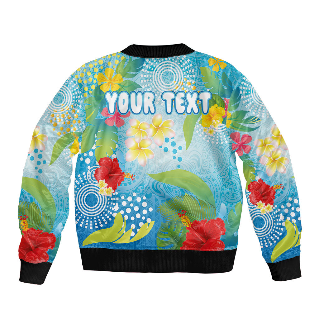 Personalized Hawaii Marathon Bomber Jacket Polynesian Motif Tropical Style