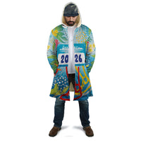 Personalized Hawaii Marathon Cloak Polynesian Motif Tropical Style