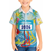 Personalized Hawaii Marathon Hawaiian Shirt Polynesian Motif Tropical Style