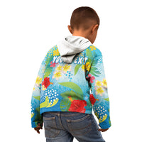 Personalized Hawaii Marathon Kid Hoodie Polynesian Motif Tropical Style