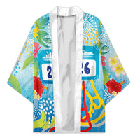 Personalized Hawaii Marathon Kimono Polynesian Motif Tropical Style