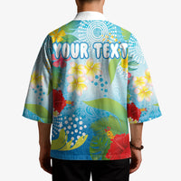 Personalized Hawaii Marathon Kimono Polynesian Motif Tropical Style