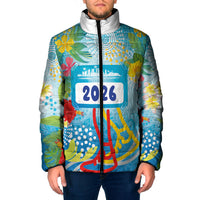 Personalized Hawaii Marathon Padded Jacket Polynesian Motif Tropical Style
