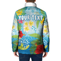 Personalized Hawaii Marathon Padded Jacket Polynesian Motif Tropical Style
