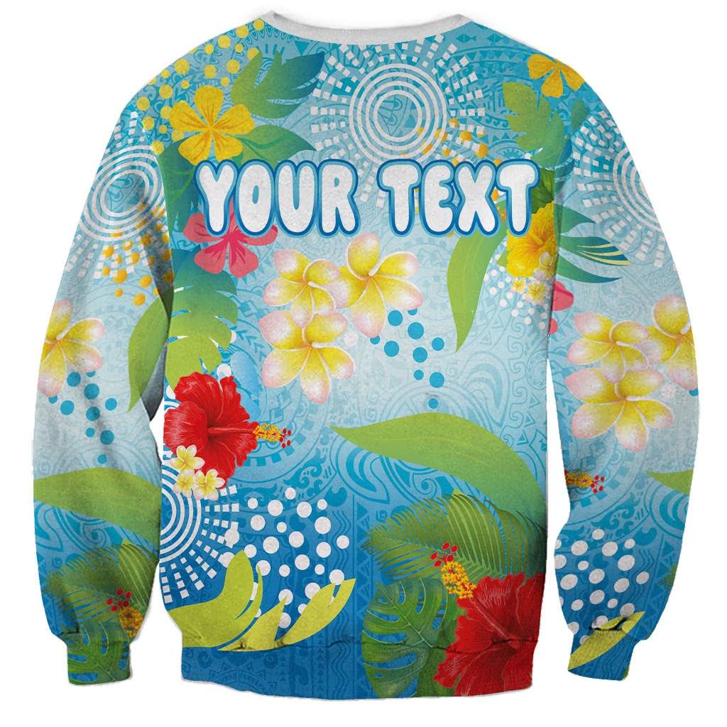 Personalized Hawaii Marathon Sweatshirt Polynesian Motif Tropical Style